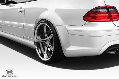 1998-2002 Mercedes CLK W208 Duraflex Black Series Look Wide Body Rear Fender Flares - 2 Piece