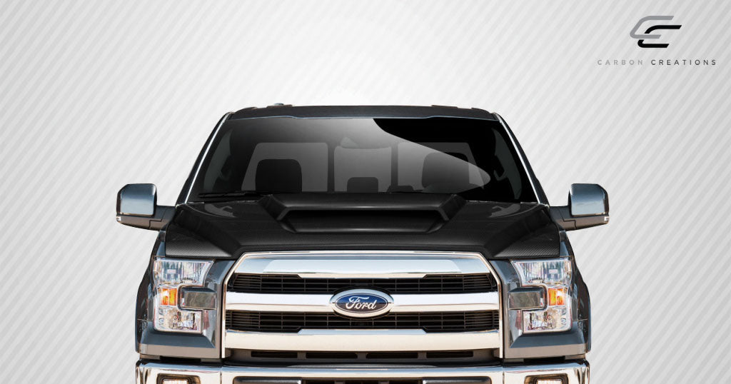 2015-2020 Ford F-150 Carbon Creations Grid Hood - 1 Piece