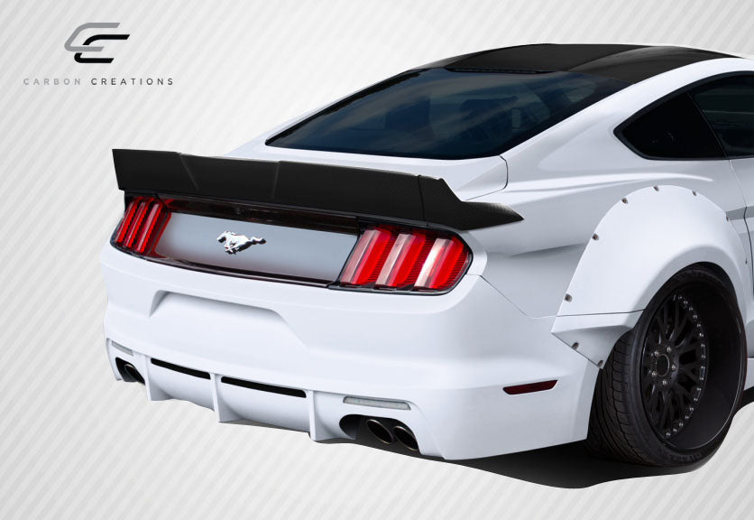 2015-2023 Ford Mustang Coupe Carbon Creations Grid Rear Wing Spoiler - 3 Piece