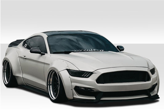 2015-2017 Ford Mustang Duraflex Grid Wide Body Kit - 8 Piece