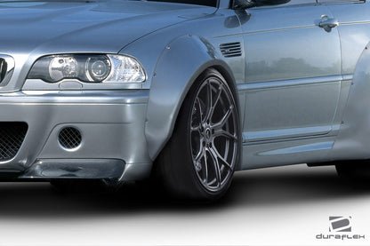 2001-2006 BMW M3 E46 Duraflex Circuit 50mm Front Fender Flares - 2 Piece