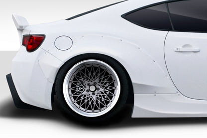 2013-2020 Scion FR-S Toyota 86 Subaru BRZ Duraflex GT500 V2 Rear Fender Flares (+70mm) - 4 Piece