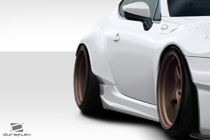 2013-2020 Scion FR-S Toyota 86 Subaru BRZ Duraflex GT500 V2 Rear Fender Flares (+70mm) - 4 Piece