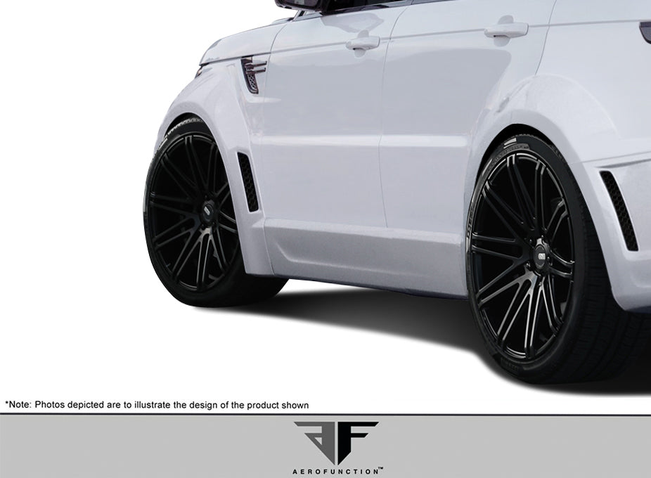 2014-2022 Land Rover Range Rover Sport Urethane AF-2 Wide Body Front Door Caps ( PUR-RIM ) - 2 Piece