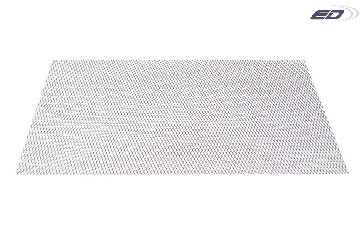 Diamond Cut Mesh Grille (silver) - 1 Piece (S)