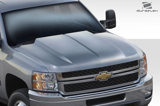 2007-2013 Chevrolet Silverado Duraflex Cowl Hood - 1 Piece