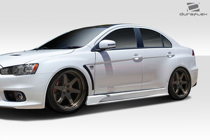 2008-2017 Mitsubishi Lancer Duraflex VR-S Sideskirt - 2 Piece