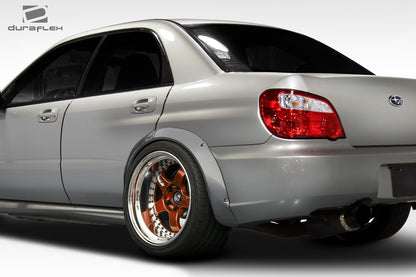 2004-2007 Subaru Impreza WRX STI Duraflex Rally Rear Fender Flares - 4 Piece