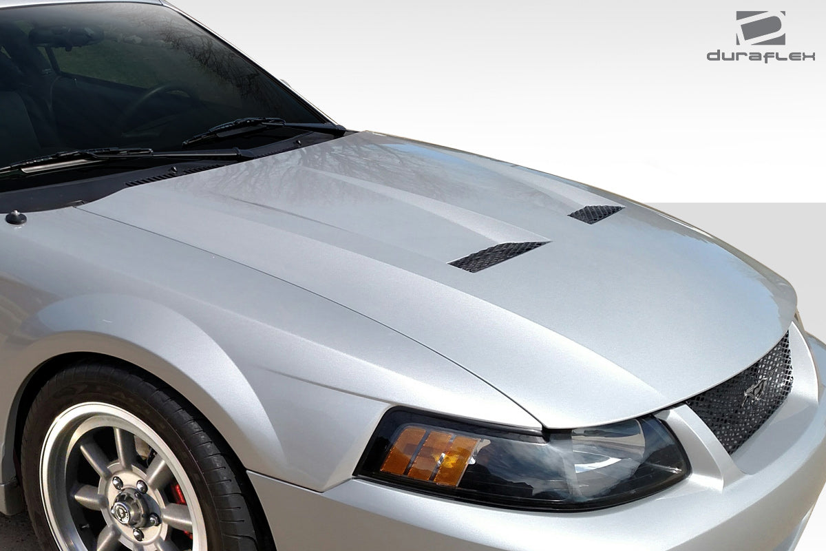 1999-2004 Ford Mustang Duraflex Cobra Look Hood - 1 Piece