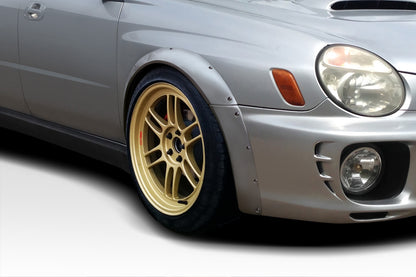 2002-2003 Subaru Impreza WRX 4DR Duraflex Race Front Fender Flares - 4 Piece