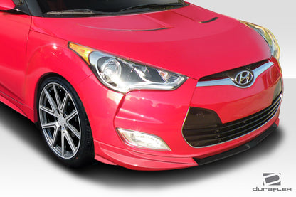 2012-2017 Hyundai Veloster Non Turbo Duraflex N Design Front Lip Spoiler - 1 Piece