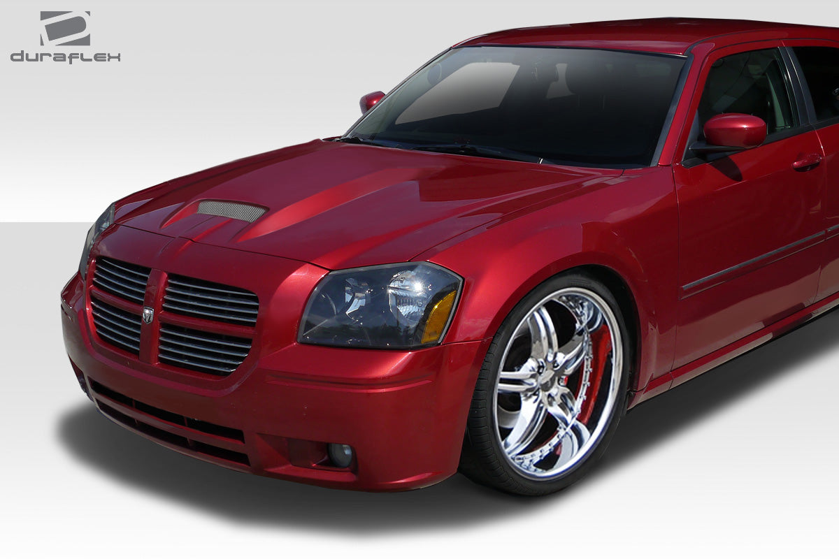 2005-2007 Dodge Magnum Duraflex SRT Look Hood - 1 Piece