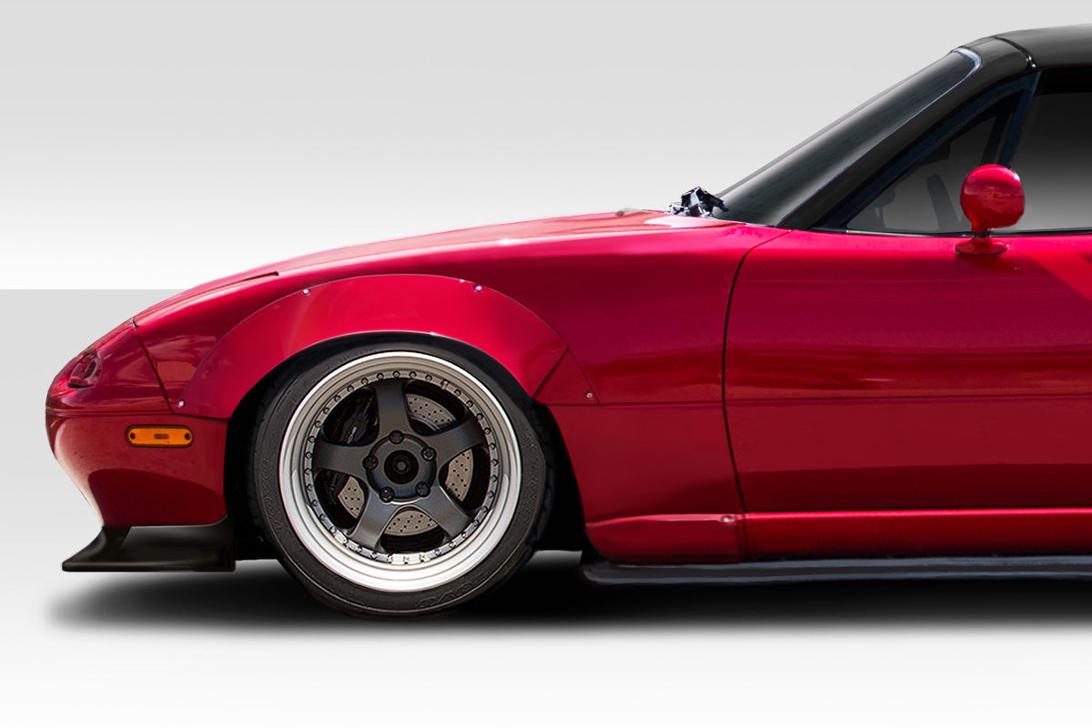 1990-1997 Mazda Miata Duraflex Circuit Front Fender Flares (+35mm) - 2 Piece