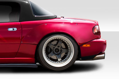 1990-1997 Mazda Miata Duraflex Circuit Rear Fender Flares (+40mm) - 2 Piece