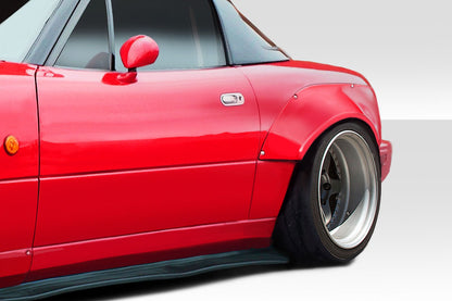 1990-1997 Mazda Miata Duraflex Circuit Rear Fender Flares (+40mm) - 2 Piece