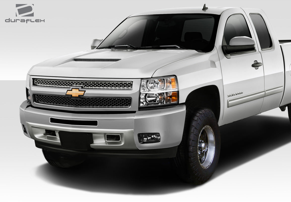 2007-2013 Chevrolet Silverado Duraflex RK-S Ram Air Hood - 1 Piece