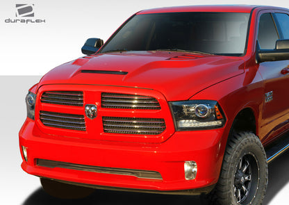 2009-2018 Dodge Ram 1500 Duraflex RK-S Ram Air Hood - 1 Piece