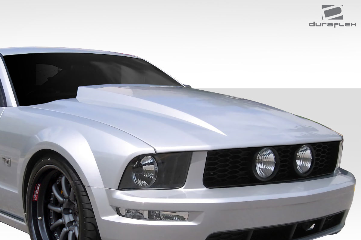 2005-2009 Ford Mustang Duraflex 2.5 Inch Cowl Hood - 1 Piece