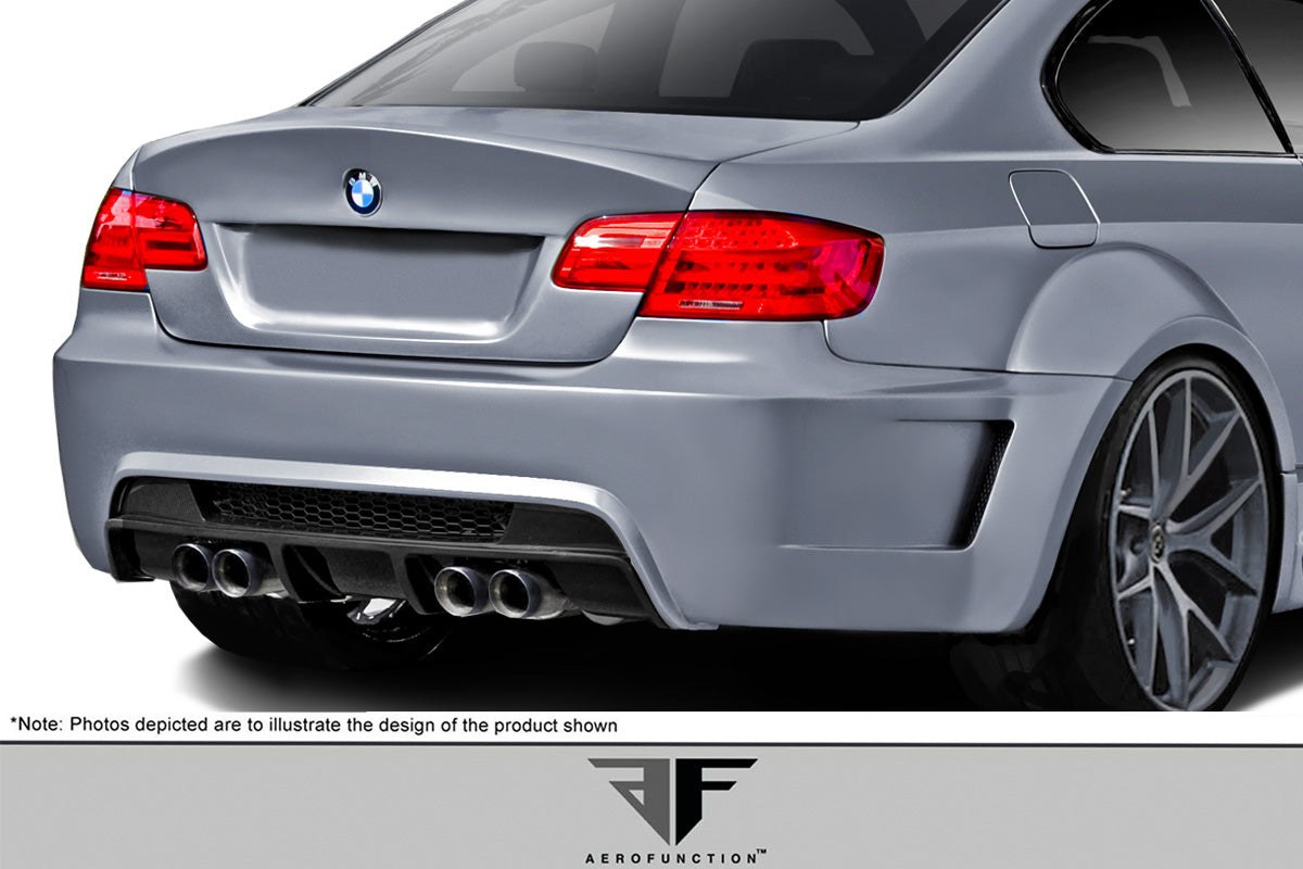 2008-2013 BMW M3 E92 2DR Coupe AF-5 Wide Body Rear Bumper ( GFK ) - 1 Piece