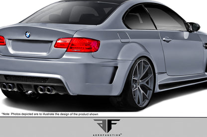 2008-2013 BMW M3 E92 2DR Coupe AF-5 Wide Body Rear Fender Flares ( GFK ) - 2 Piece