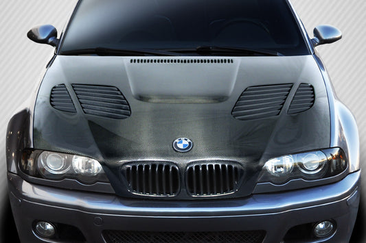 1999-2003 BMW 3 Series E46 2DR Carbon Creations DriTech GTR Hood - 1 Piece