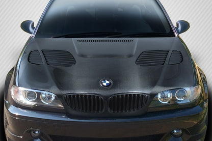 2004-2006 BMW 3 Series E46 2DR Carbon Creations DriTech GTR Hood - 1 Piece