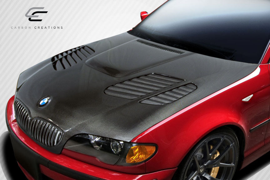 2004-2006 BMW 3 Series E46 2DR Carbon Creations DriTech GTR Hood - 1 Piece