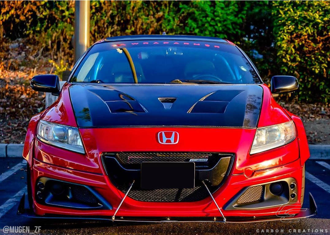 2011-2016 Honda CR-Z Carbon Creations DriTech AM-S Hood - 1 Piece