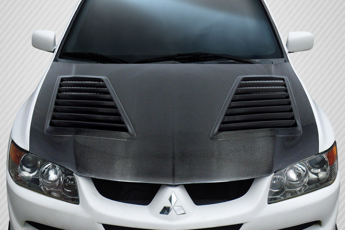 2003-2006 Mitsubishi Lancer Evolution 8 9 Carbon Creations DriTech Track Hood - 1 Piece (S)