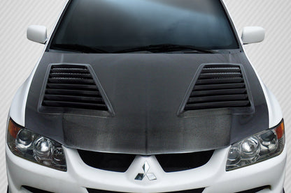 2003-2006 Mitsubishi Lancer Evolution 8 9 Carbon Creations DriTech Track Hood - 1 Piece (S)