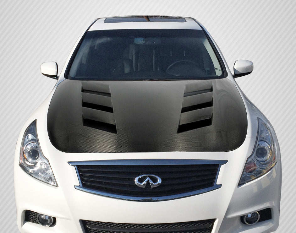 2007-2015 Infiniti G Sedan G25 G35 G37 / Q40 Carbon Creations DriTech AM-S Hood - 1 Piece