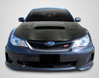 2008-2011 Subaru Impreza 2008-2014 WRX STI Carbon Creations DriTech TS-1 Hood - 1 Piece