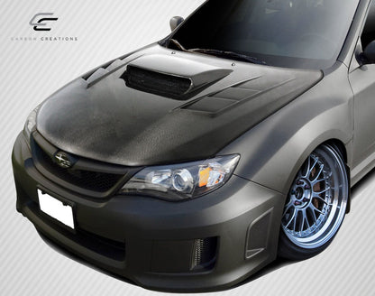 2008-2011 Subaru Impreza 2008-2014 WRX STI Carbon Creations DriTech TS-1 Hood - 1 Piece