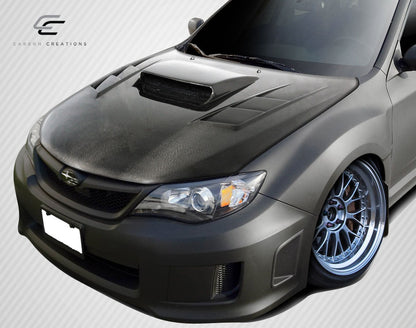 2008-2011 Subaru Impreza 2008-2014 WRX STI Carbon Creations DriTech C-1 Hood - 1 Piece