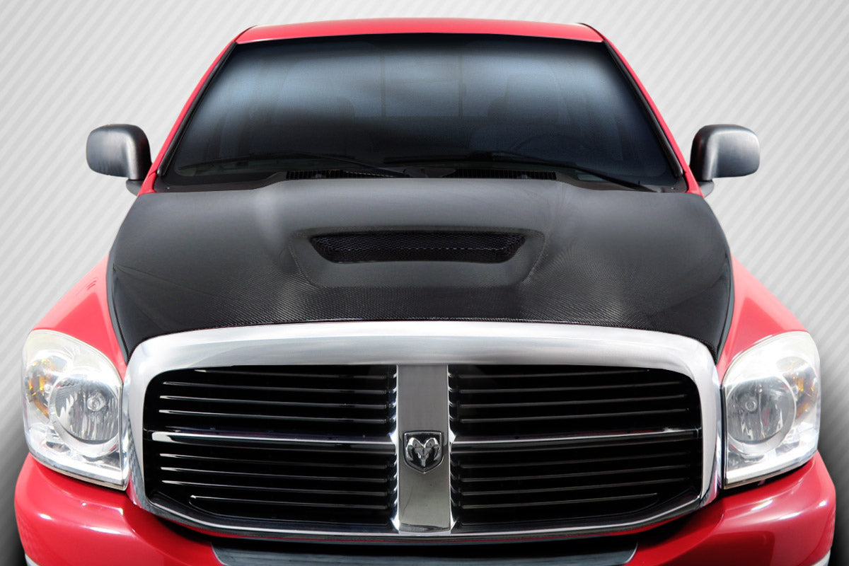 2002-2008 Dodge Ram 1500 / 2003-2009 Dodge Ram 2500 3500 Carbon Creations DriTech SRT Look Hood - 1 Piece