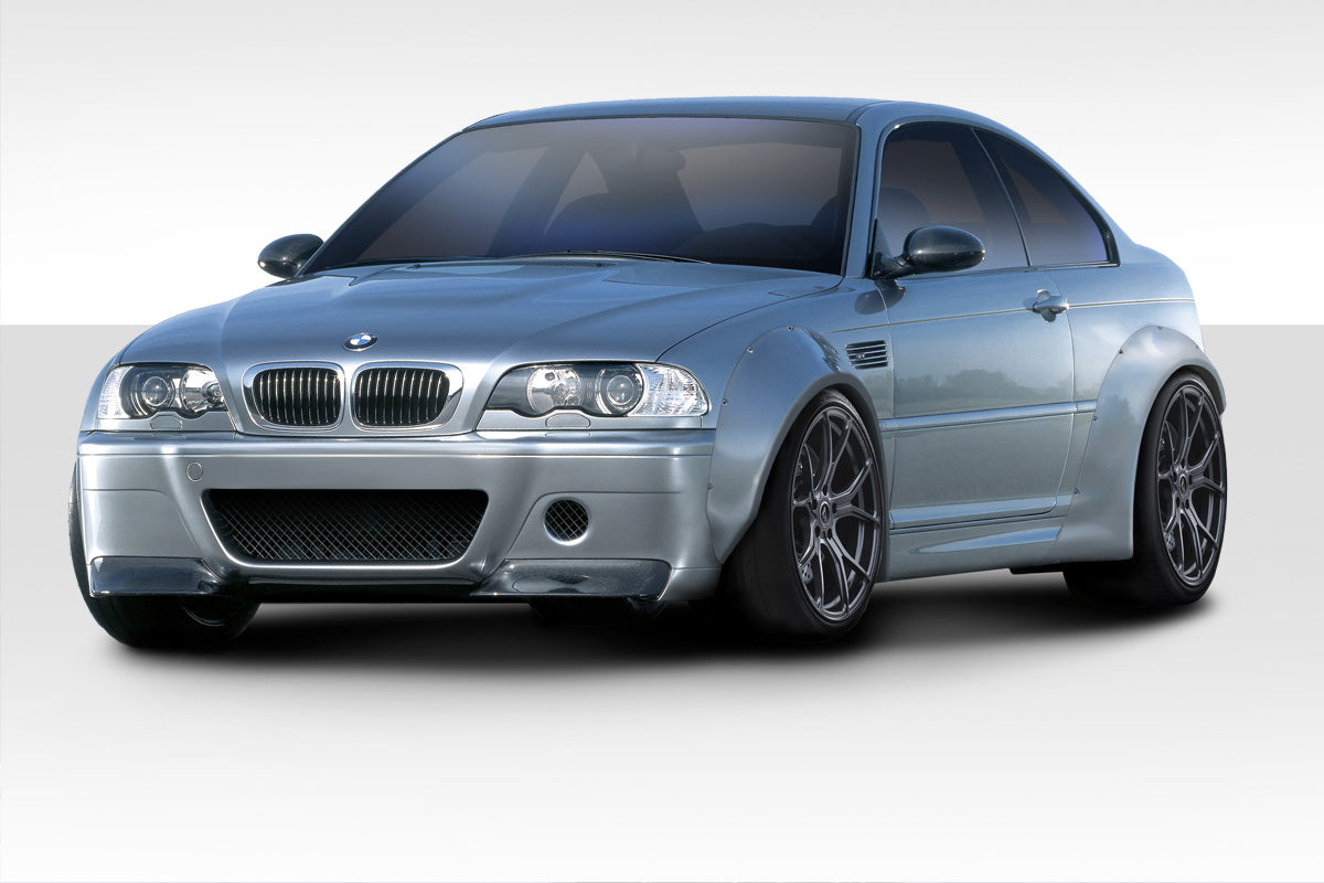 2001-2006 BMW M3 E46 Duraflex Circuit 50mm Fender Flares Kit - 4 Piece