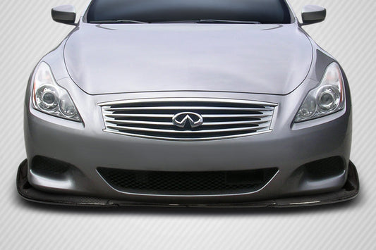 2008-2015 Infiniti G Coupe G37 Q60 Carbon Creations Chronos Front Lip Spoiler - 3 Piece