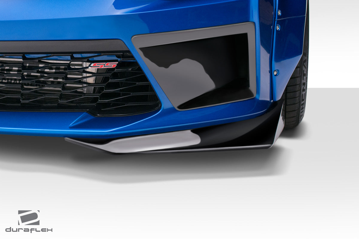 2016-2018 Chevrolet Camaro V8 Duraflex Grid Front Splitters - 2 Piece