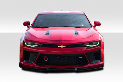 2016-2018 Chevrolet Camaro V8 Duraflex Grid Front Bumper Air Duct Extensions Add Ons Spat Extensions - 2 Piece