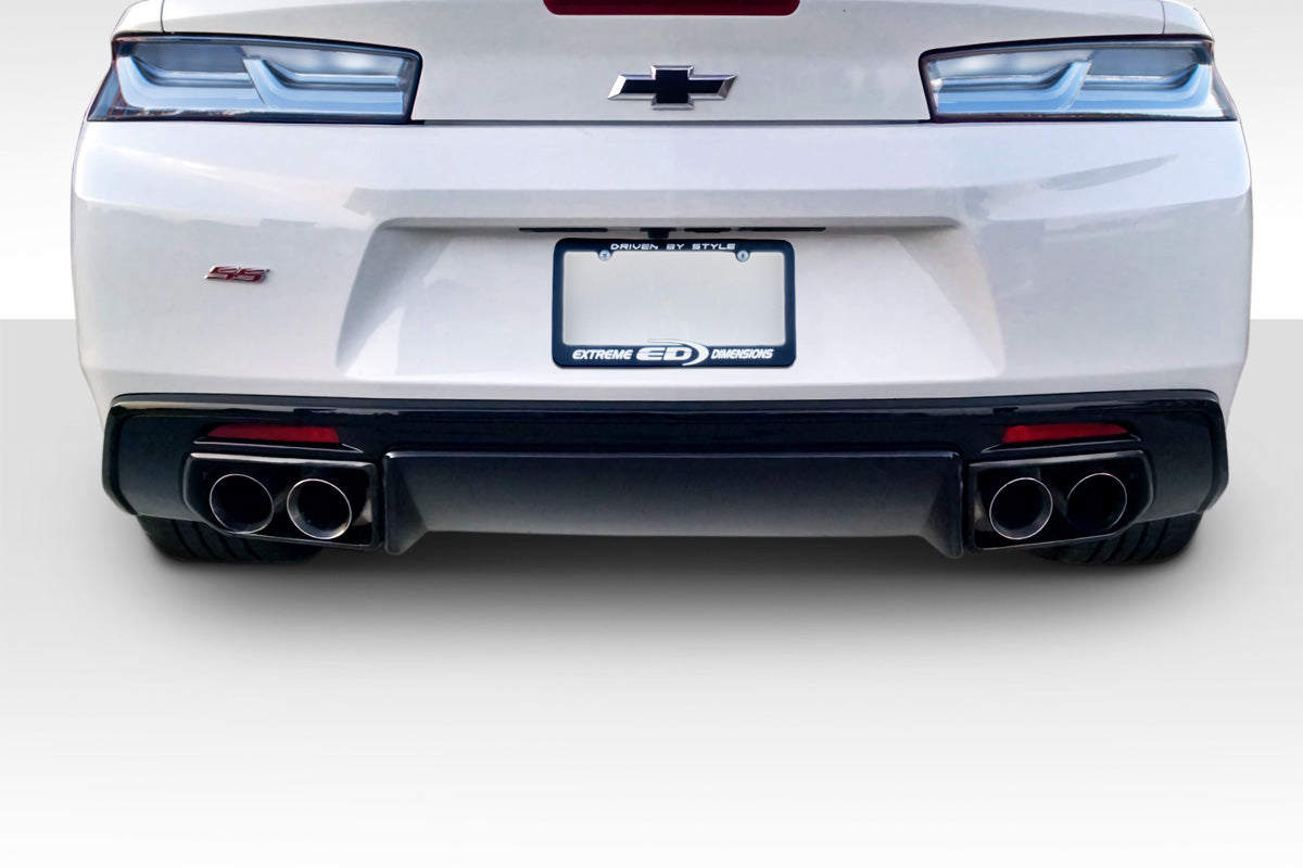 2016-2018 Chevrolet Camaro Duraflex GM-X Rear Diffuser - 1 Piece ( Quad exhaust version)