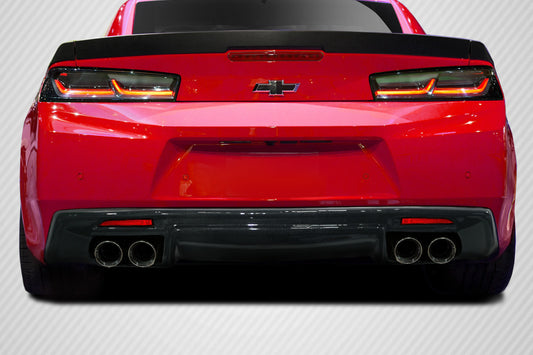 2016-2018 Chevrolet Camaro Carbon Creations GM-X Rear Diffuser - 1 Piece ( Quad exhaust version)