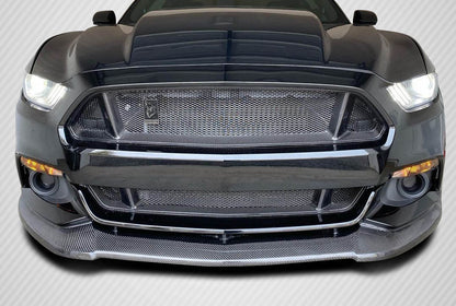 2015-2017 Ford Mustang Carbon Creations CVX Front Lip Spoiler - 1 Piece