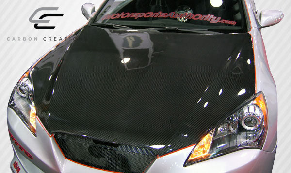 2010-2012 Hyundai Genesis Coupe 2DR Carbon Creations DriTech OEM Look Hood - 1 Piece