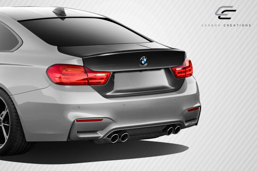 2014-2020 BMW 4 Series F32 / M4 Carbon Creations DriTech M4 Look Trunk Lid - 1 Piece