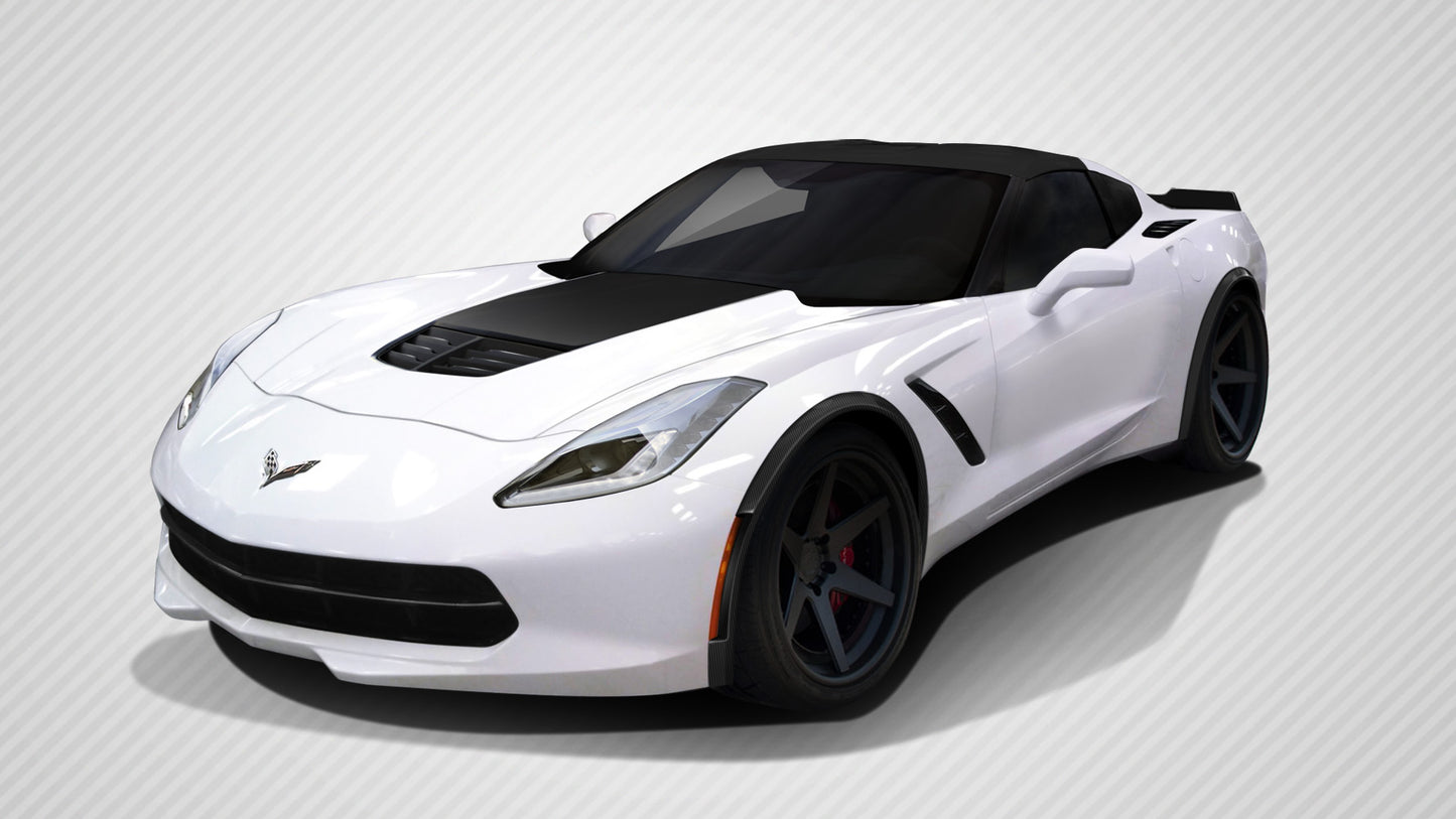 2014-2019 Chevrolet Corvette C7 Carbon Creations DriTech ZR-C Fender Flares - 4 Piece