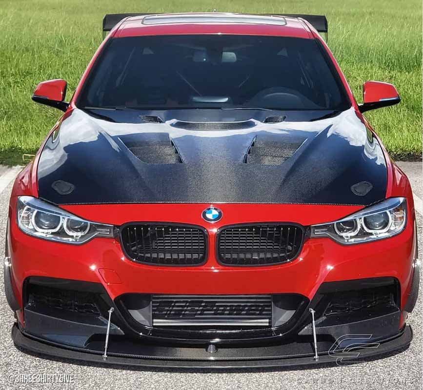 2012-2018 BMW 3 Series F30 / 2014-2020 4 Series F32 Carbon Creations DriTech Eros Version 1 Hood - 1 Piece