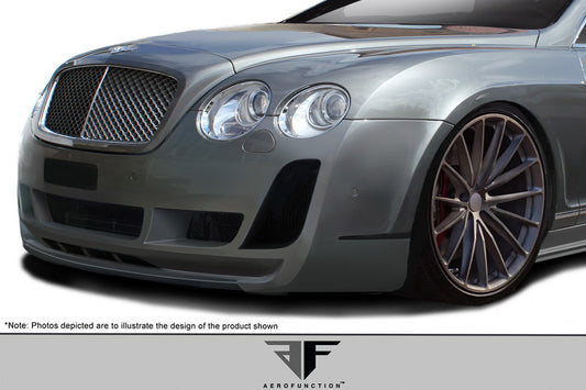 2003-2010 Bentley Continental GT GTC AF-2 Front Lip Spoiler ( GFK ) - 1 Piece ( Must be used with AF-2 Front Bumper)