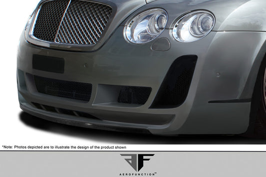 2003-2010 Bentley Continental GT GTC Carbon AF-2 Front Lip Spoiler ( CFP ) - 1 Piece ( Must be used with Carbon AF-2 Front Bumper)