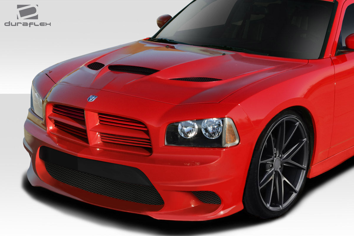 2006-2010 Dodge Charger Duraflex Hellcat Look Hood - 1 Piece