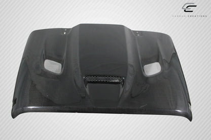 2007-2018 Jeep Wrangler Carbon Creations DriTech Hellcat Look Hood - 1 Piece